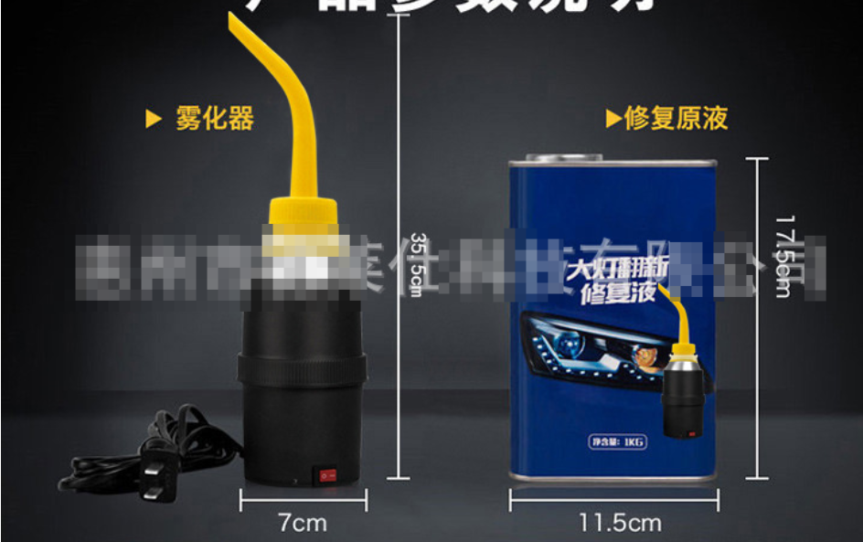 Kit de limpieza de faros